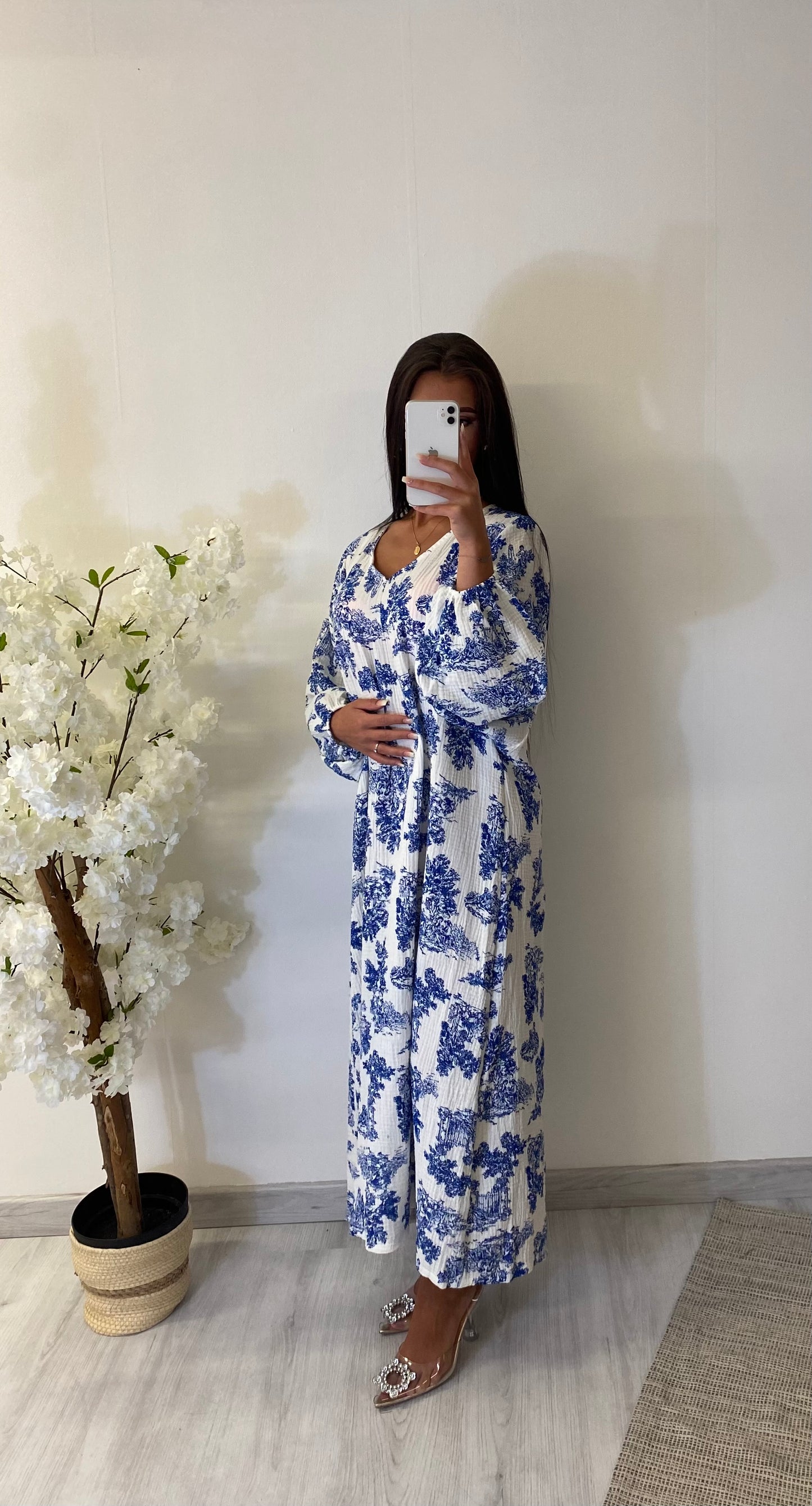 Robe en gaz de coton