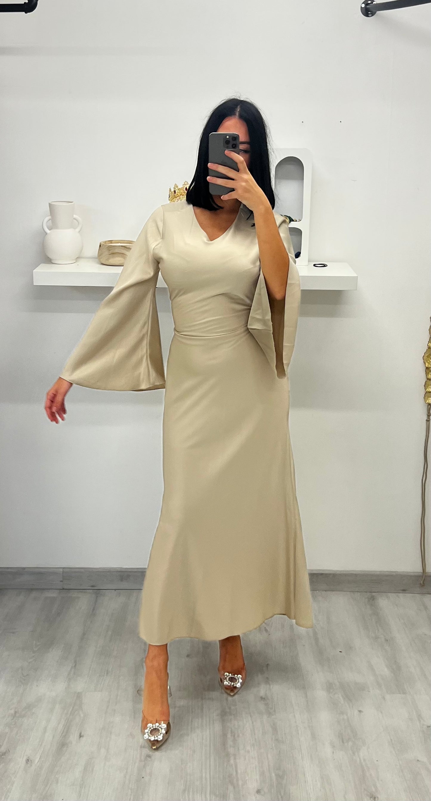 Robe sirène à lacet