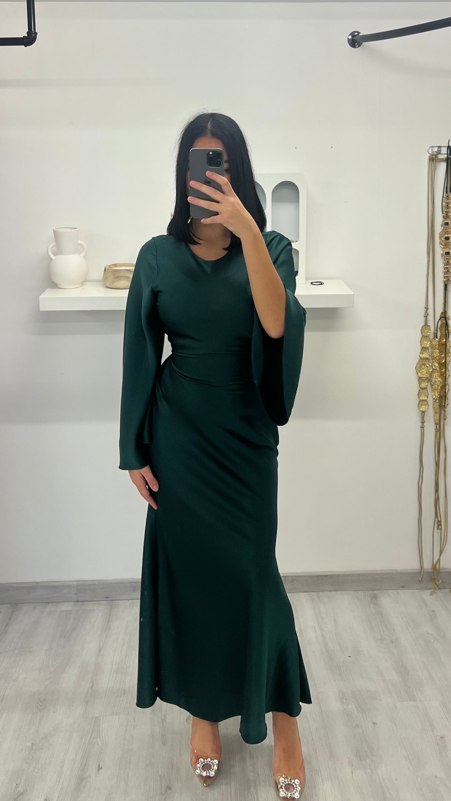 Robe sirène à lacet