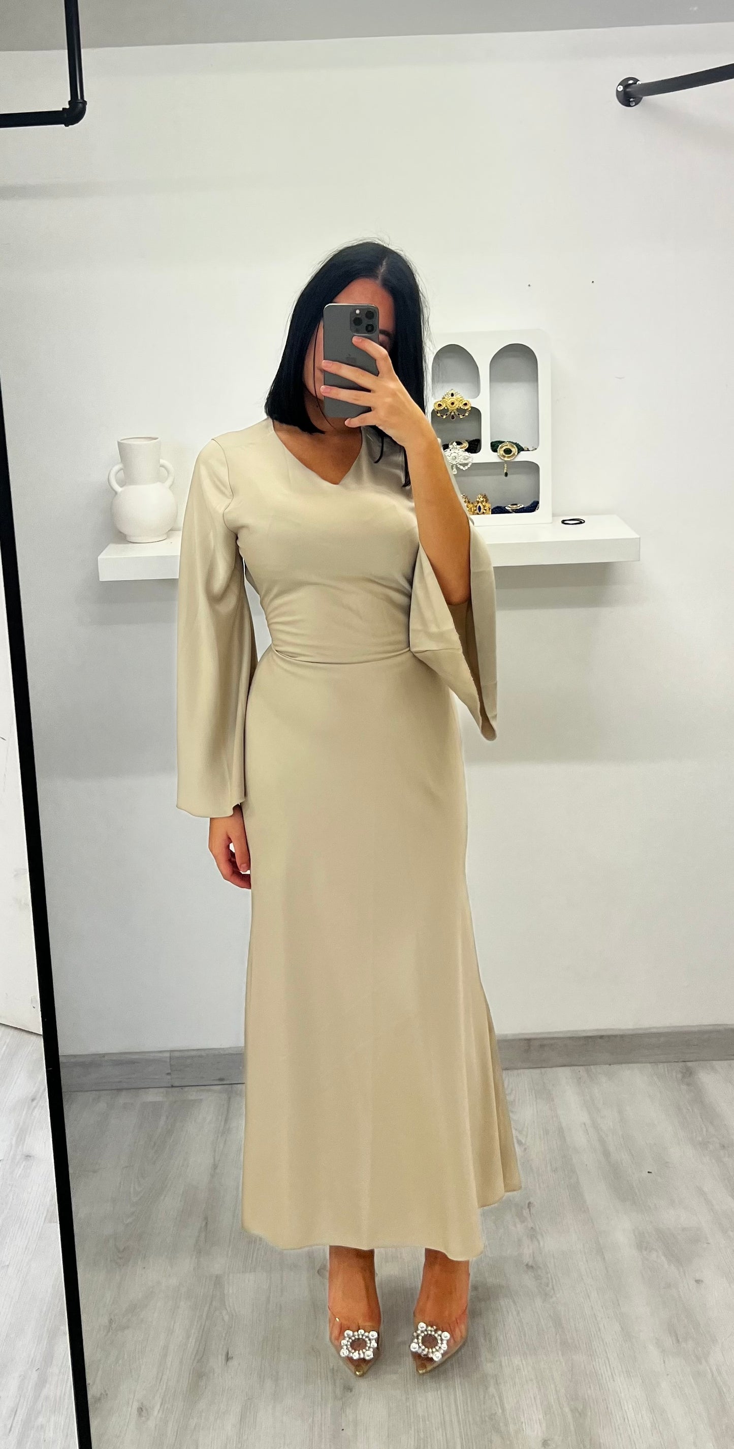 Robe sirène à lacet