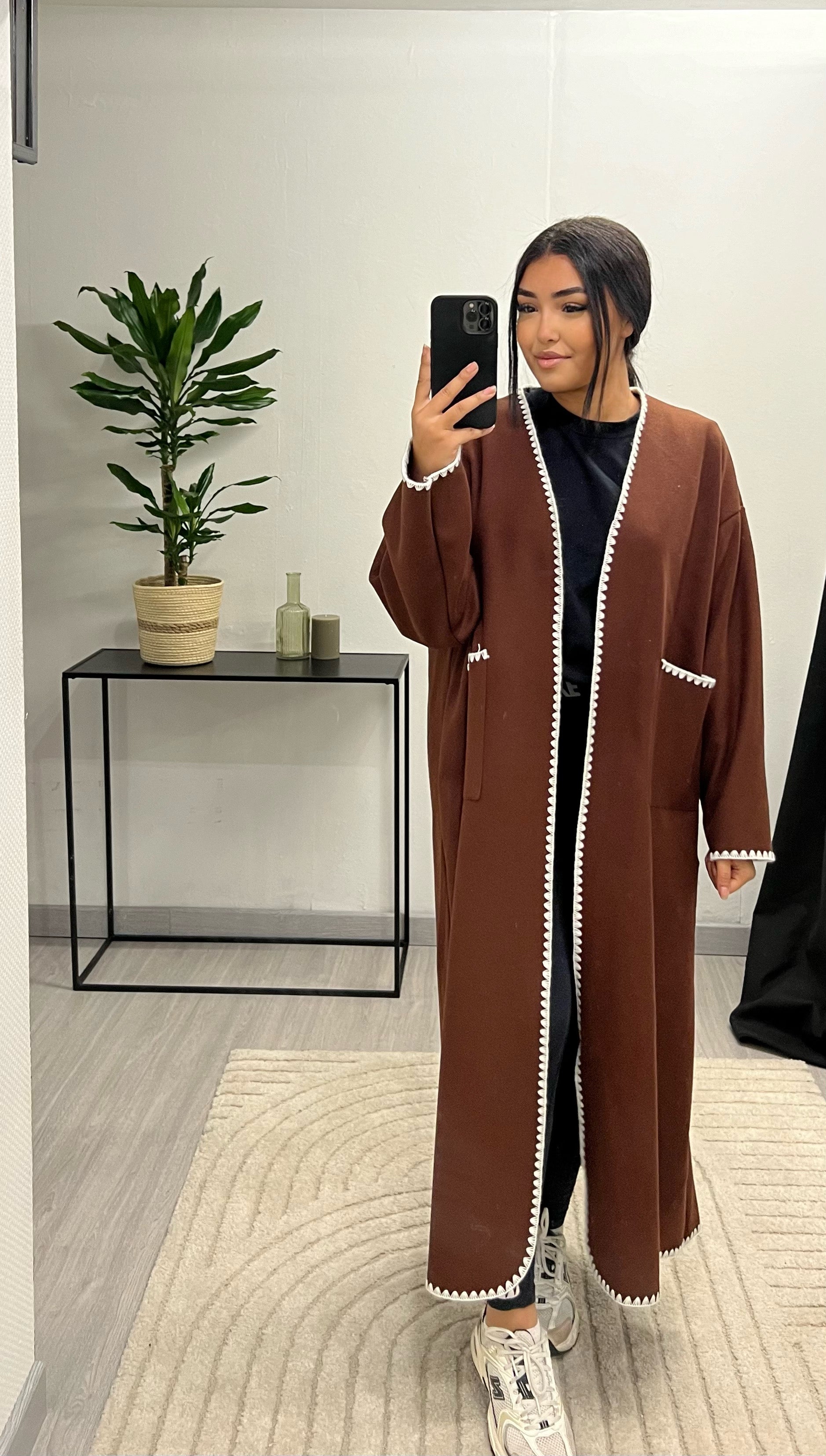 Manteau marron