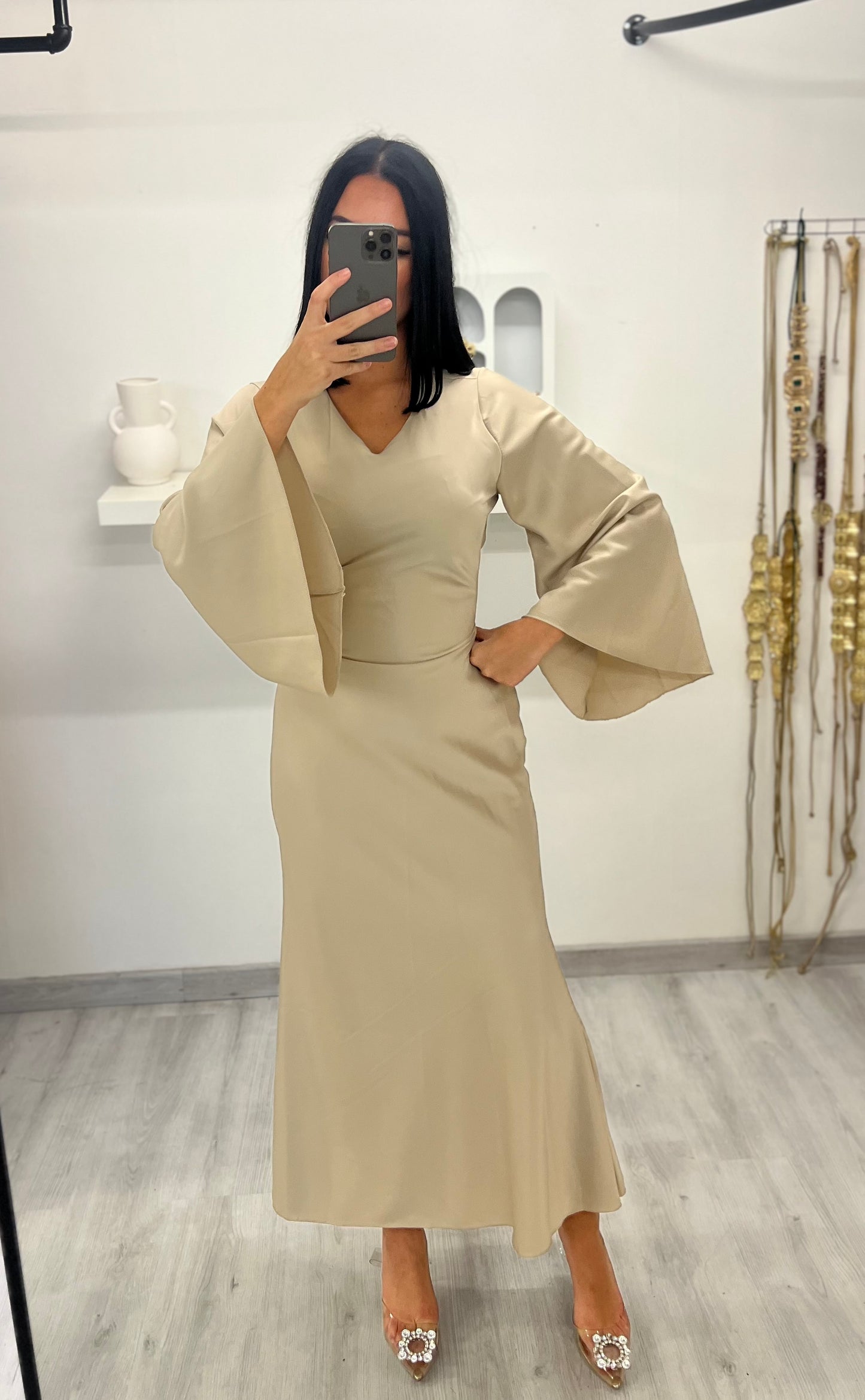 Robe sirène à lacet