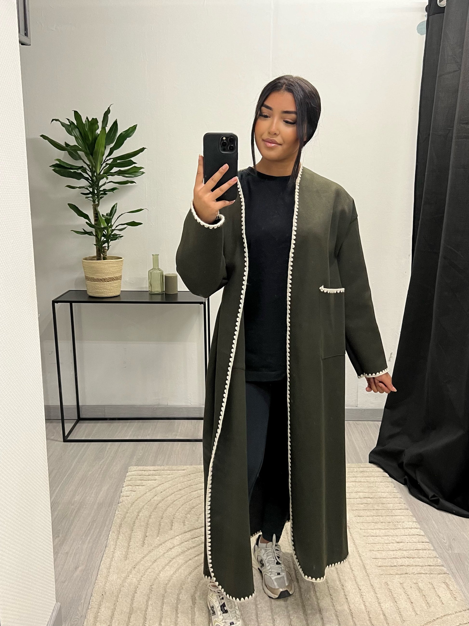 Manteau kaki