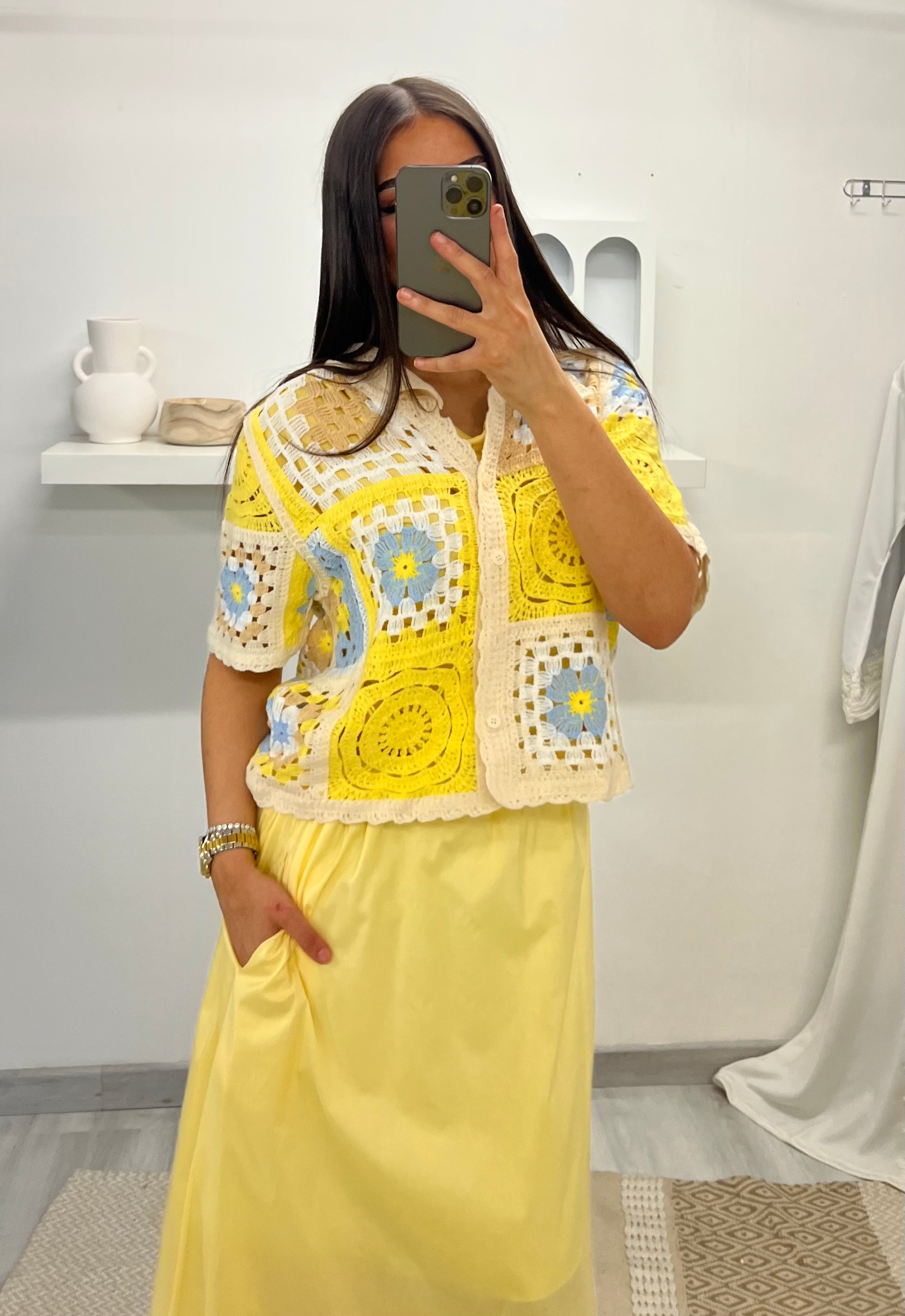 Haut à crochet
