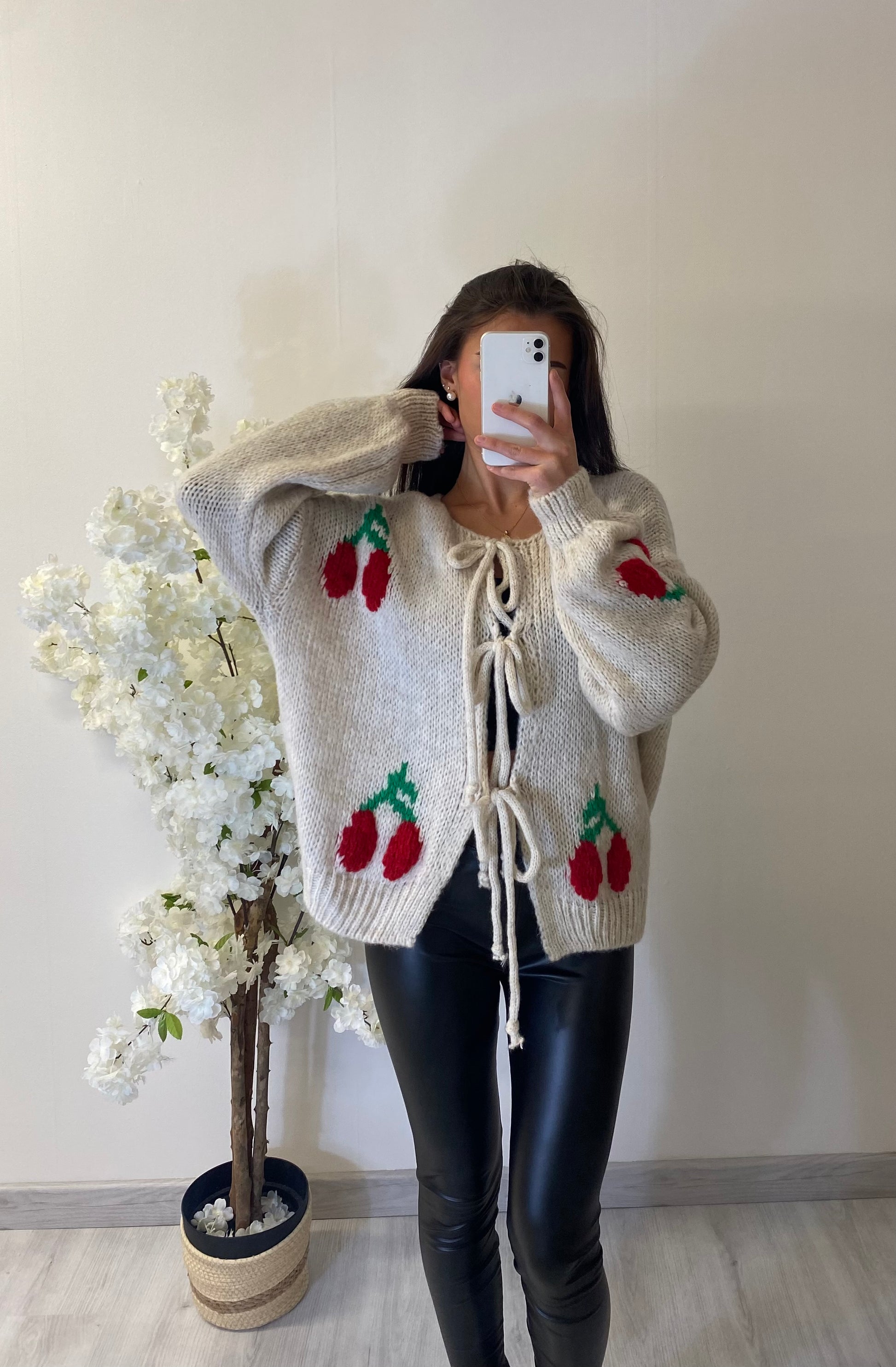 Pull cerise