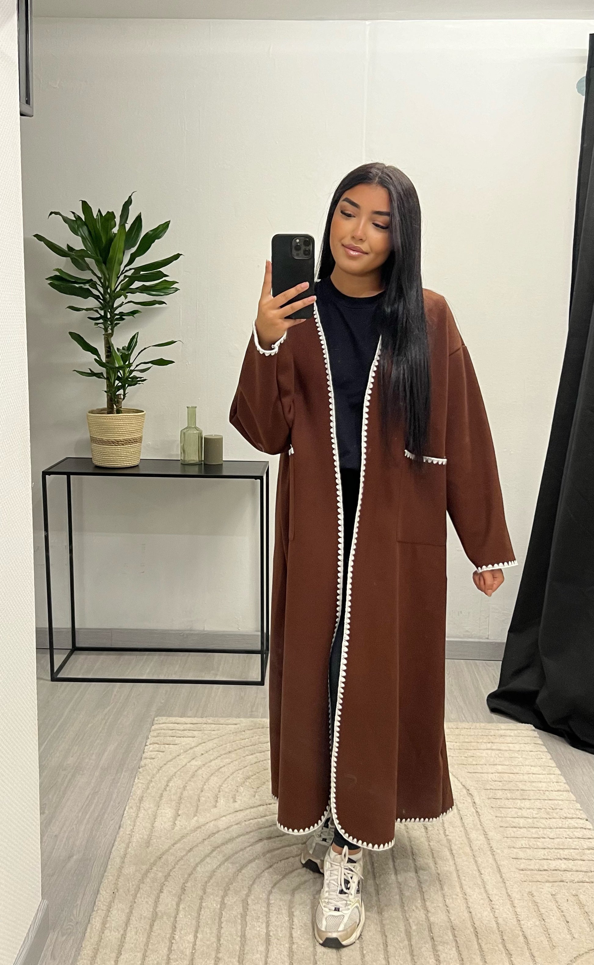 Manteau marron