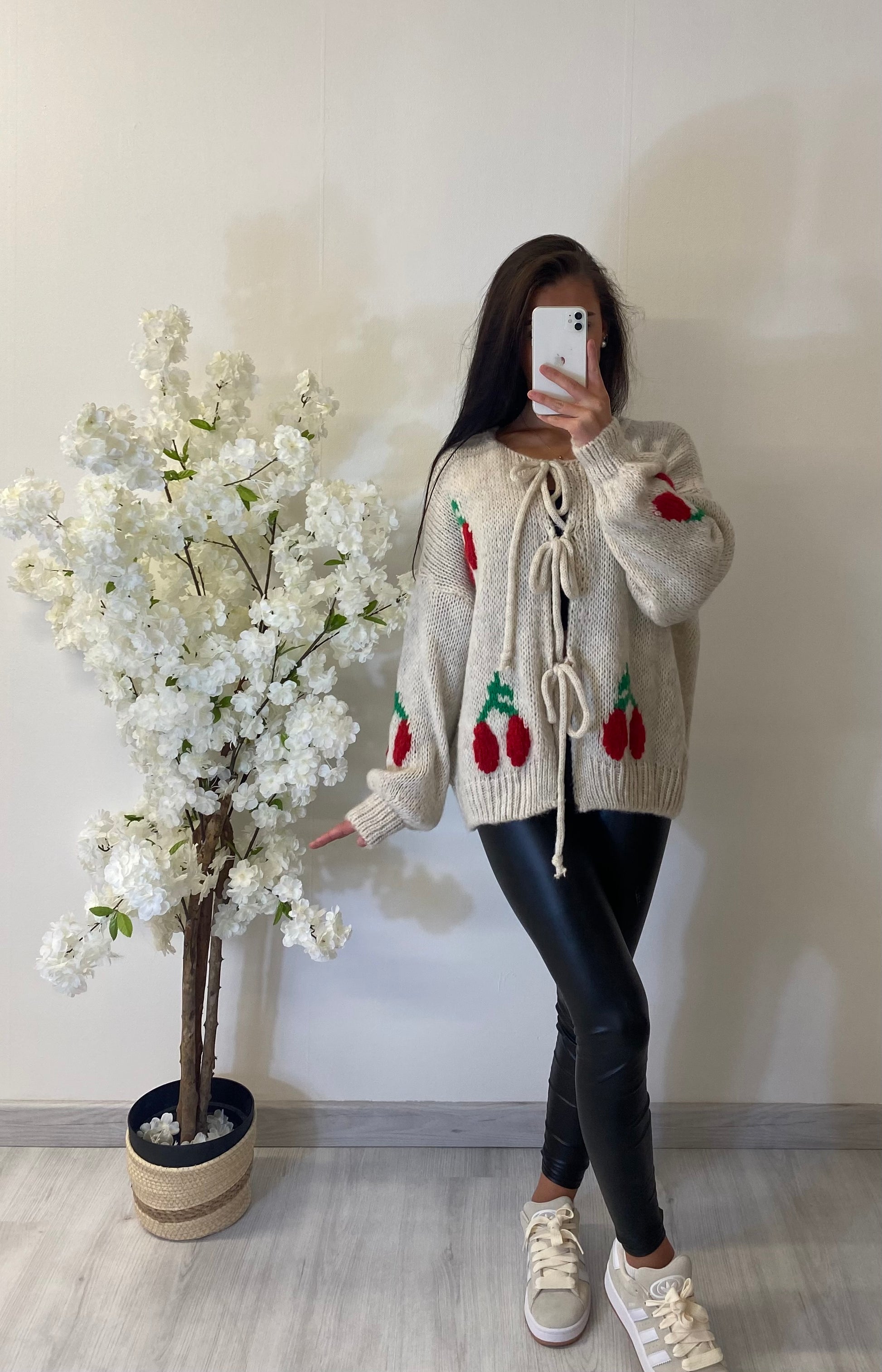 Pull cerise