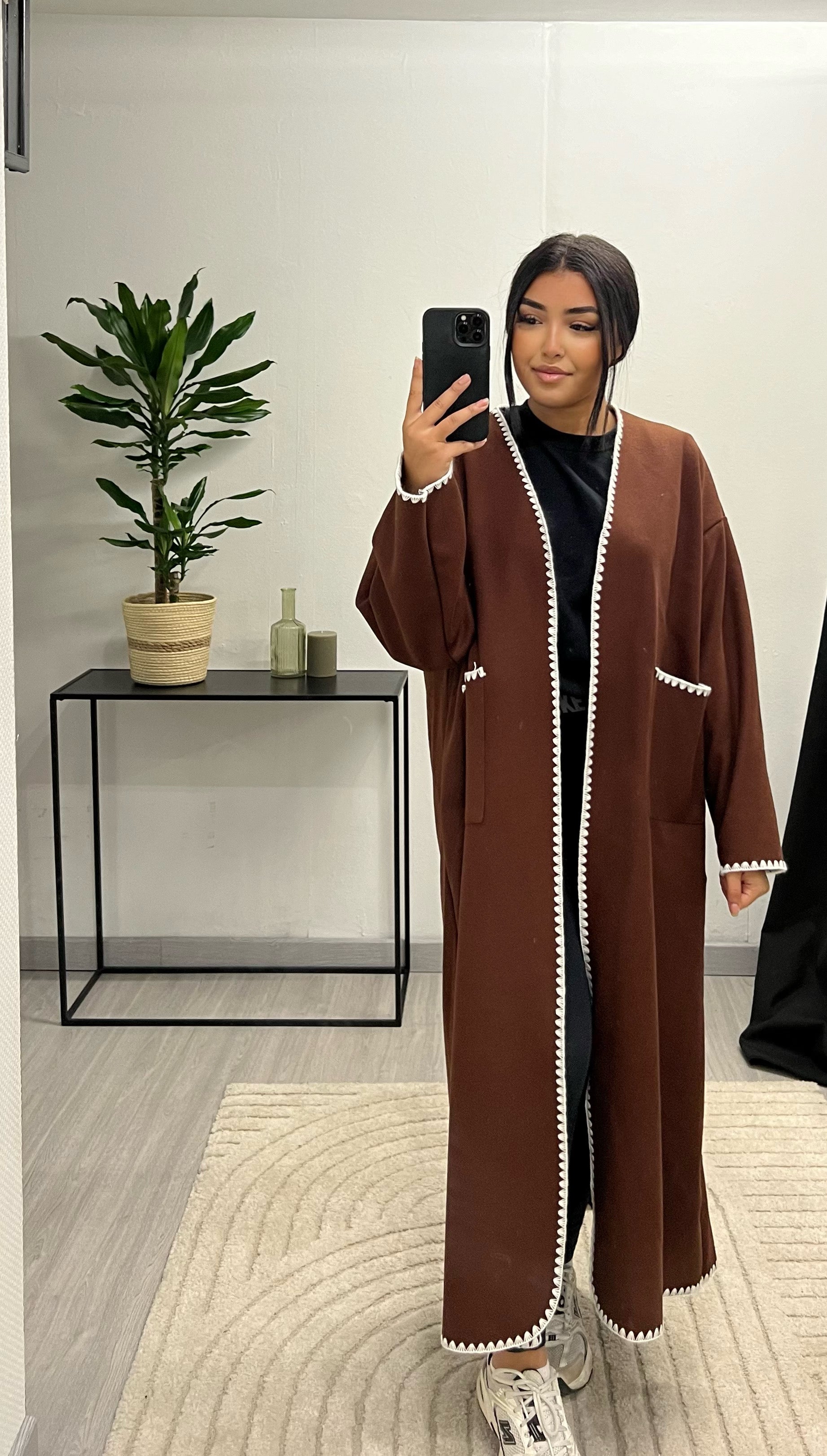 Manteau marron