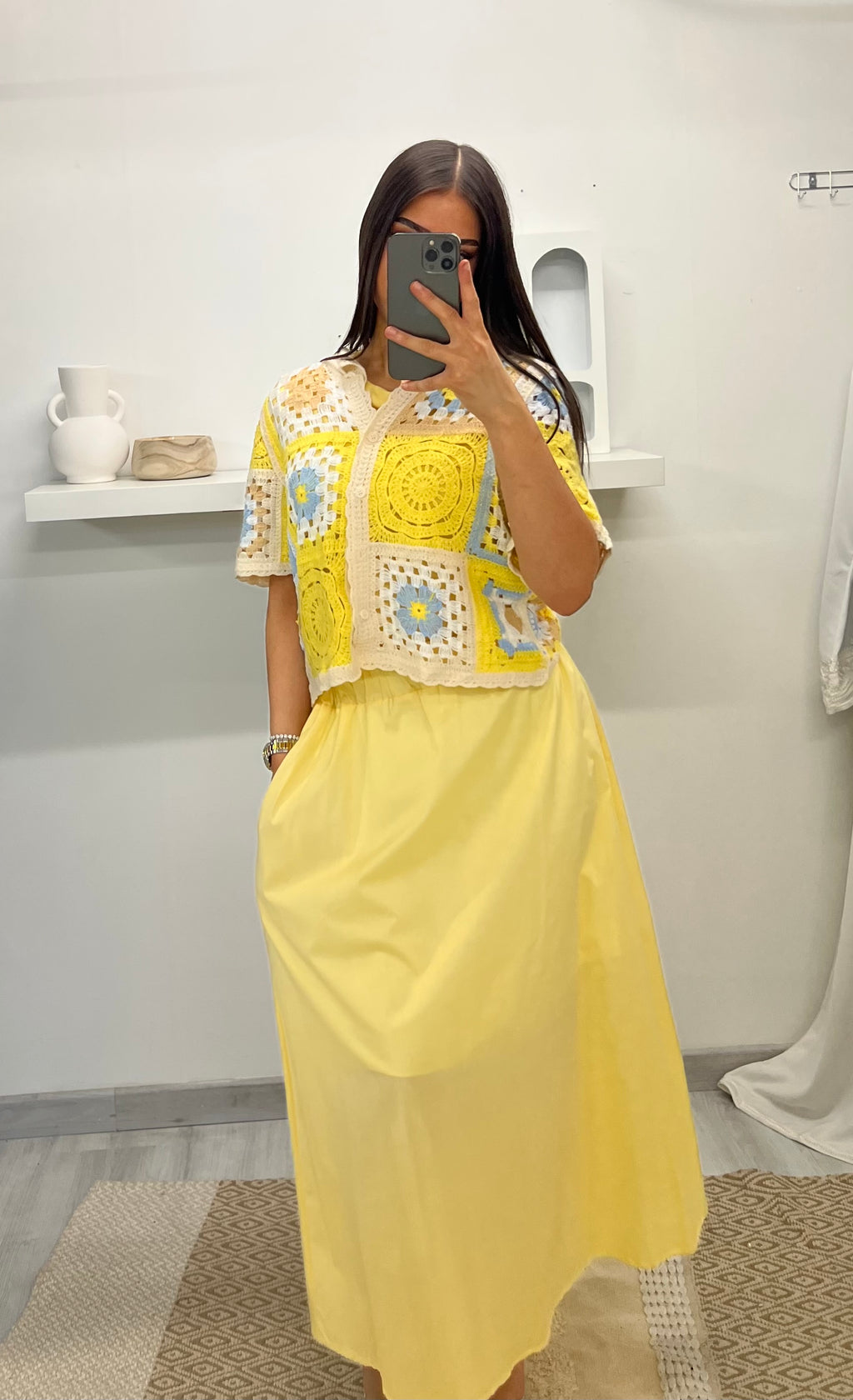 Jupe jaune