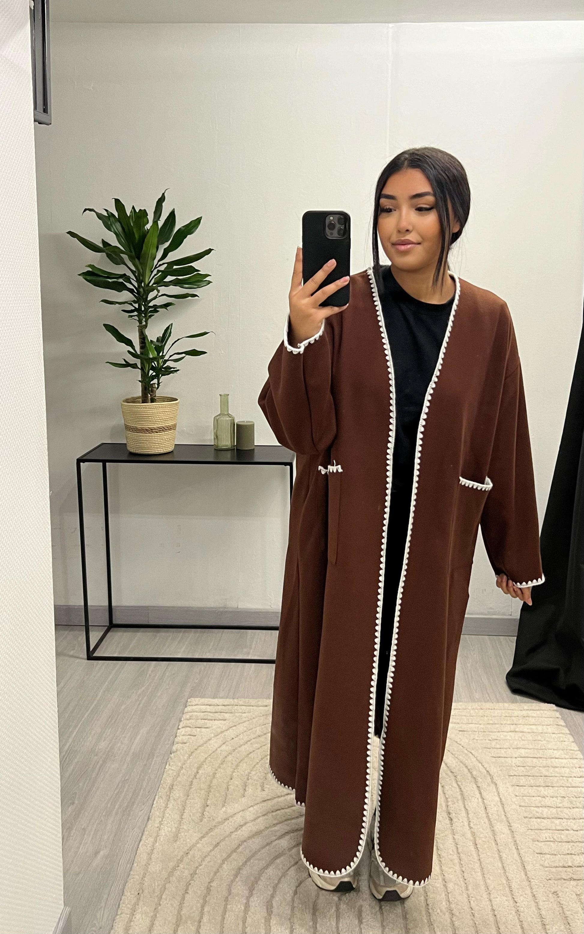 Manteau marron