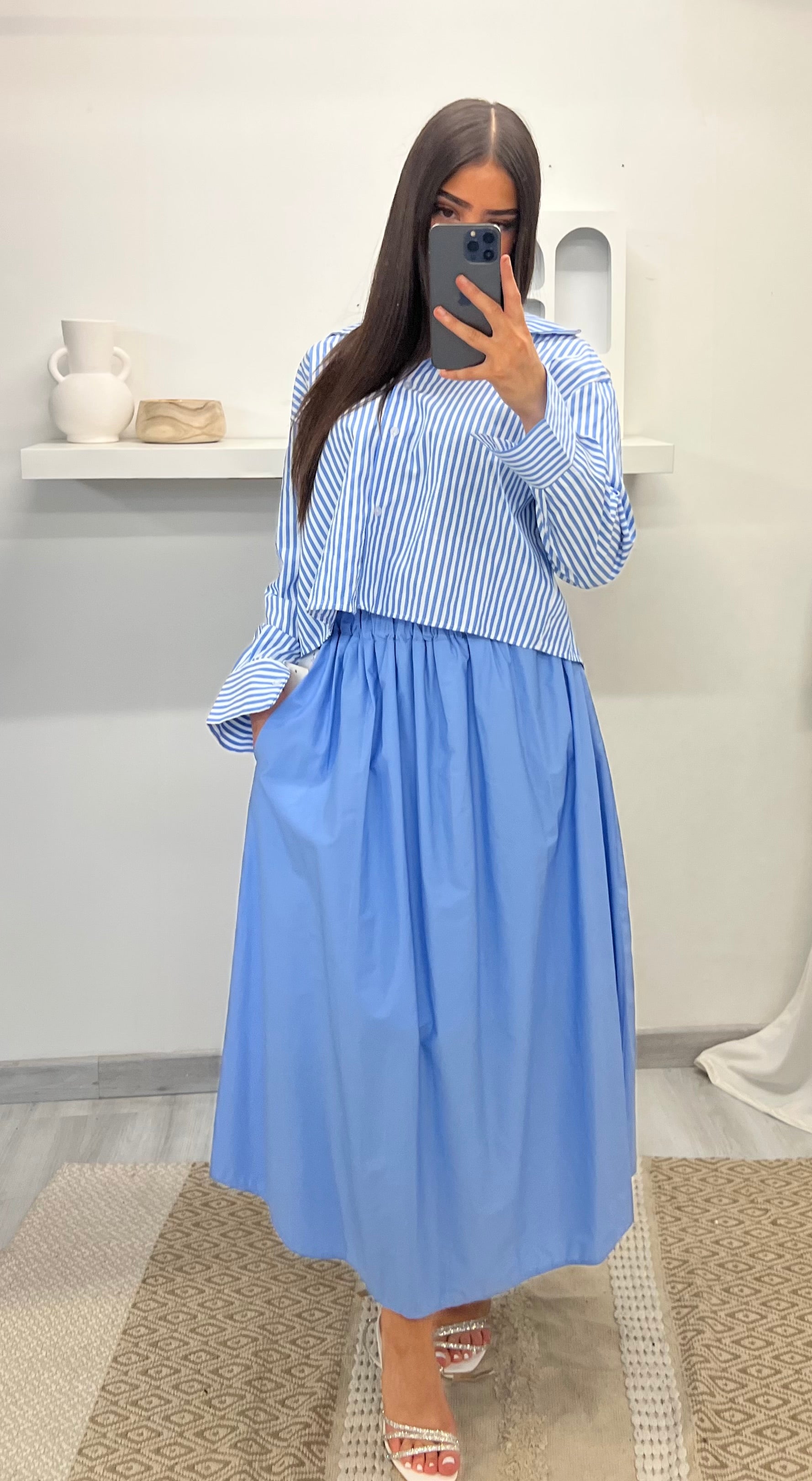 Jupe bleu