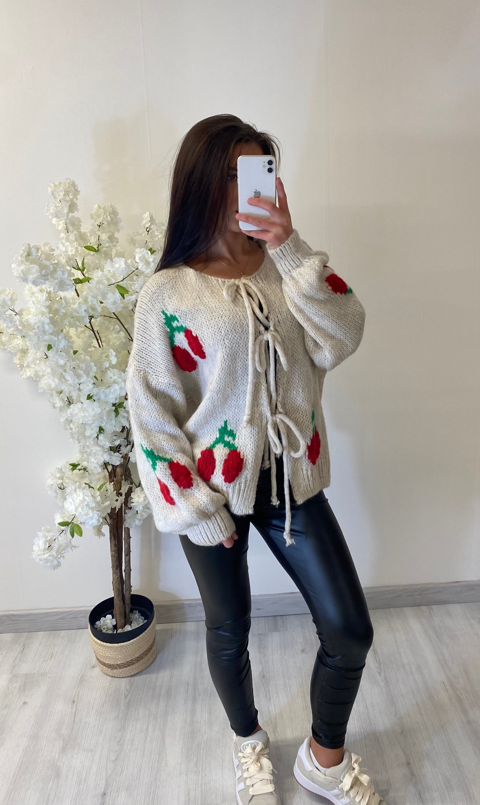 Pull cerise