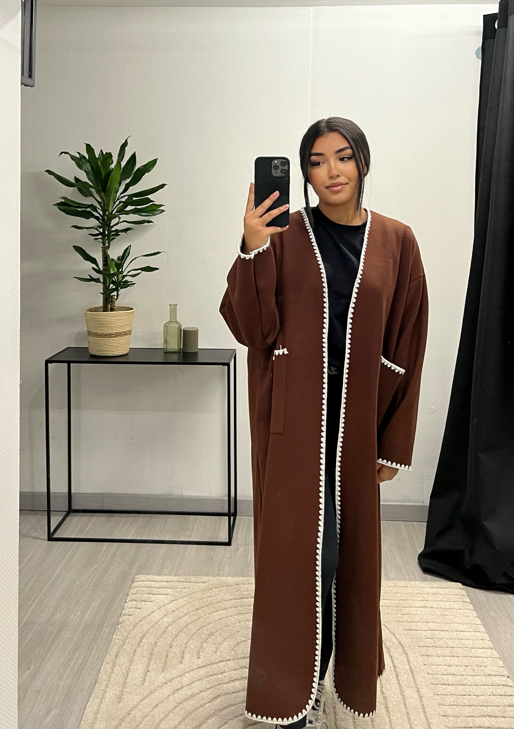 Manteau marron