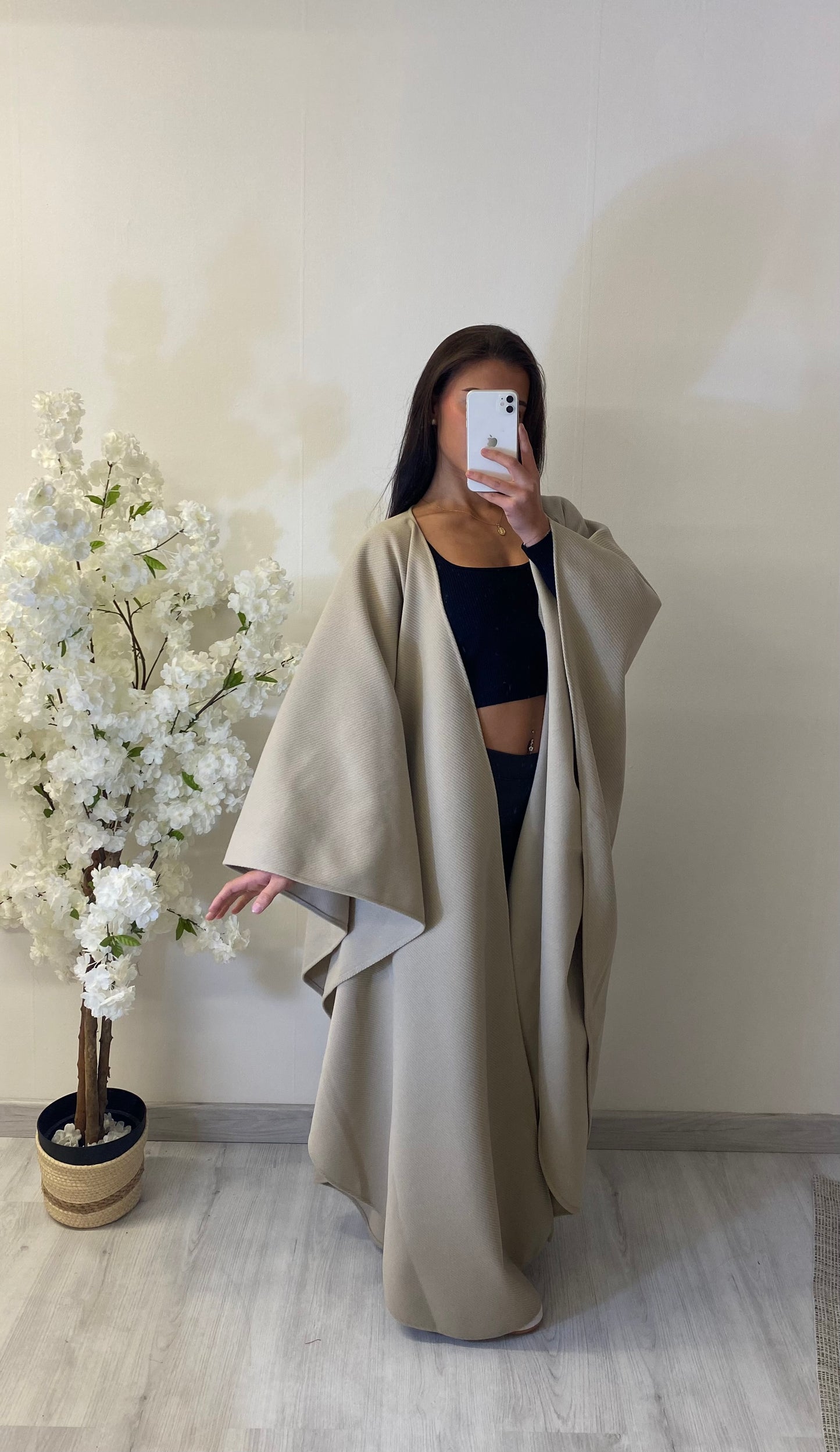 Pancho/cape beige