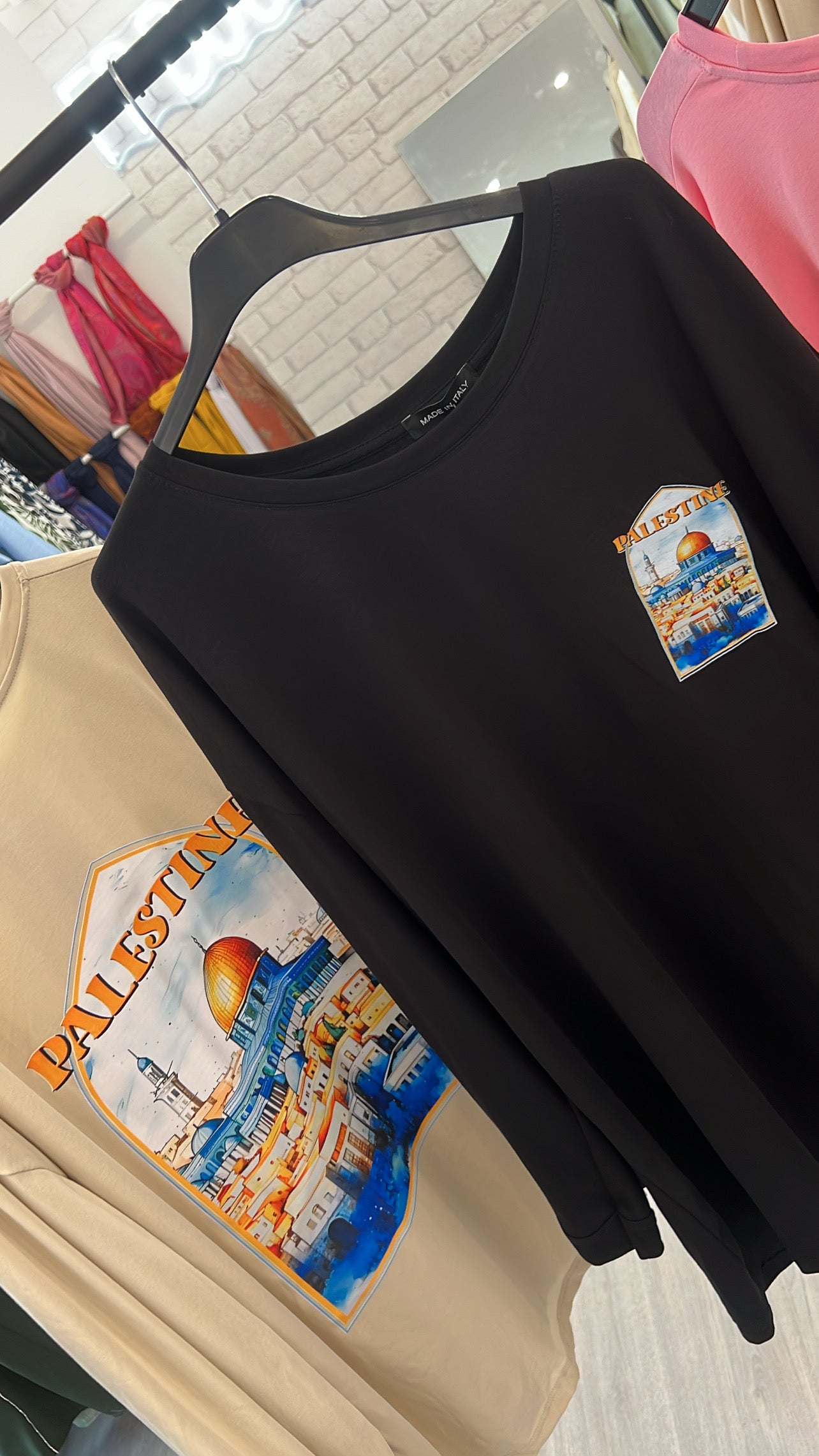 Tee-shirt Palestine long