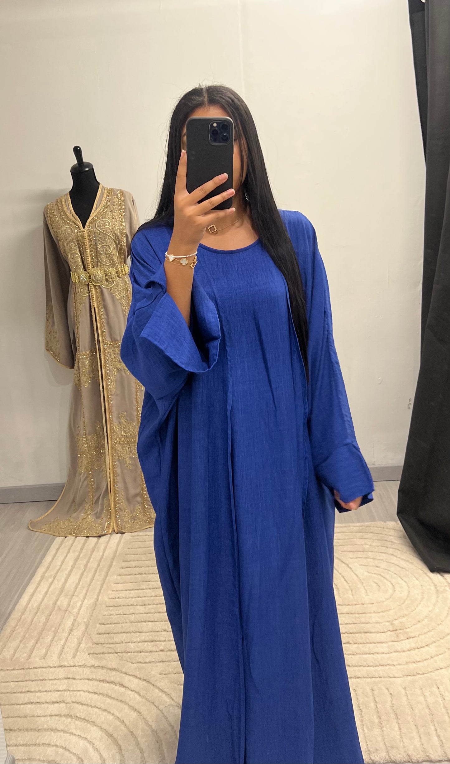 Ensemble kimono bleu jeans