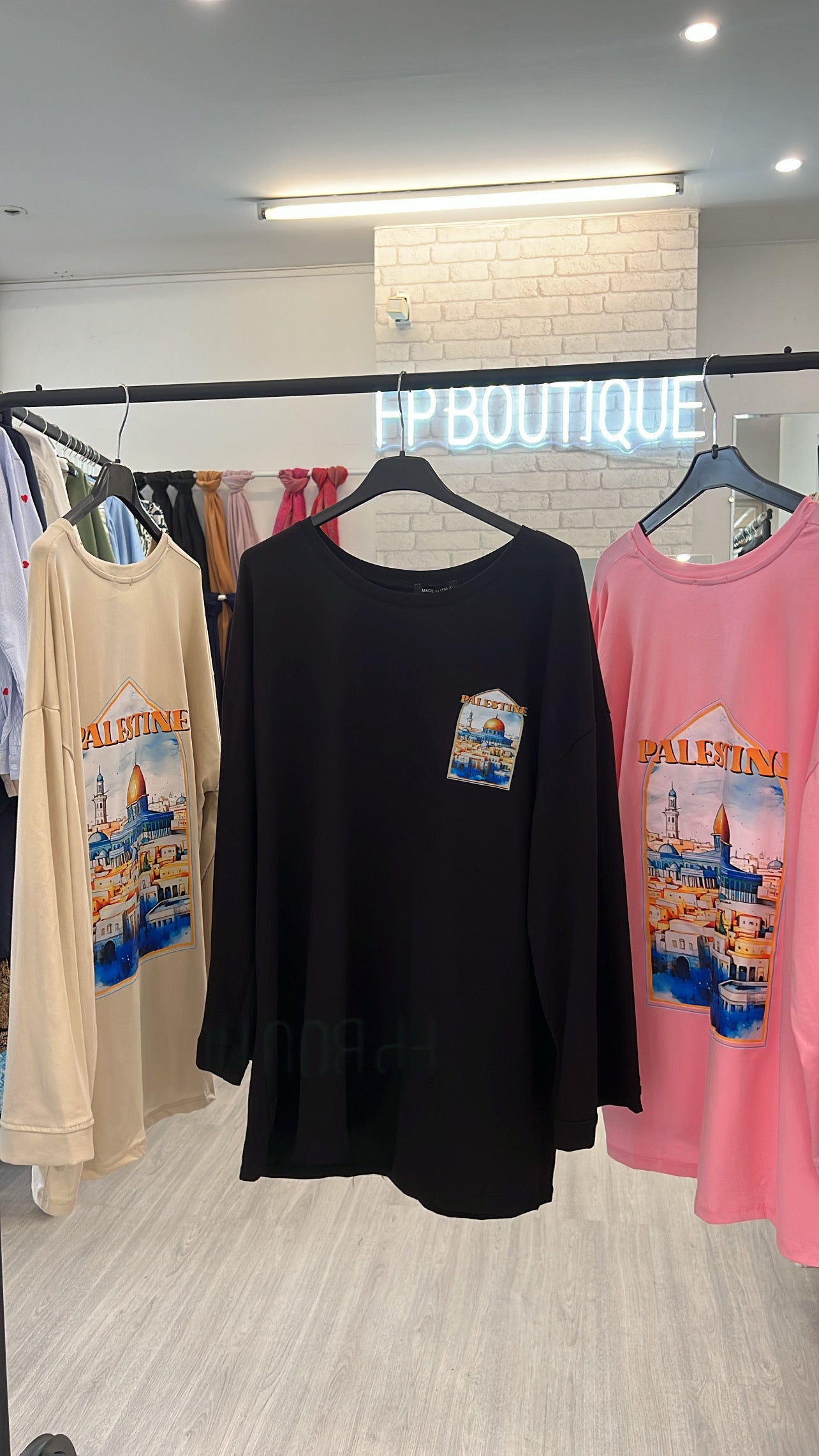 Tee-shirt Palestine long