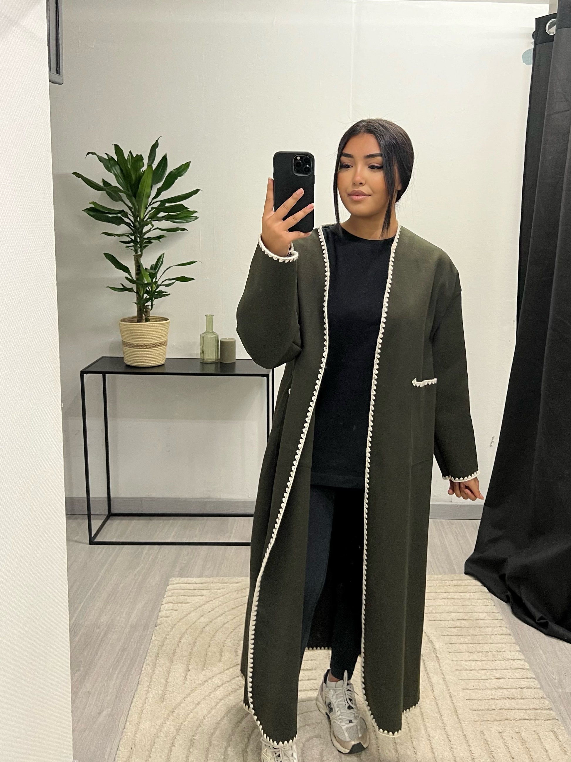 Manteau kaki