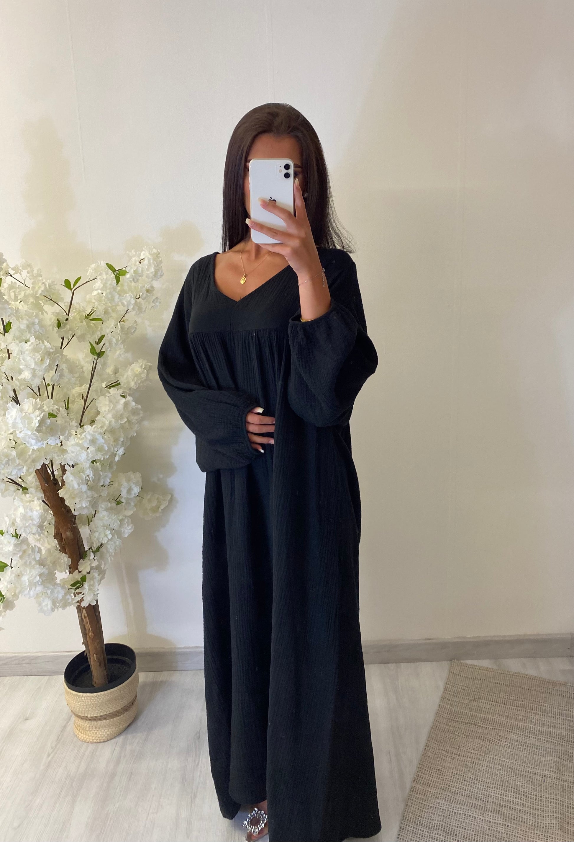 Robe gaz de coton