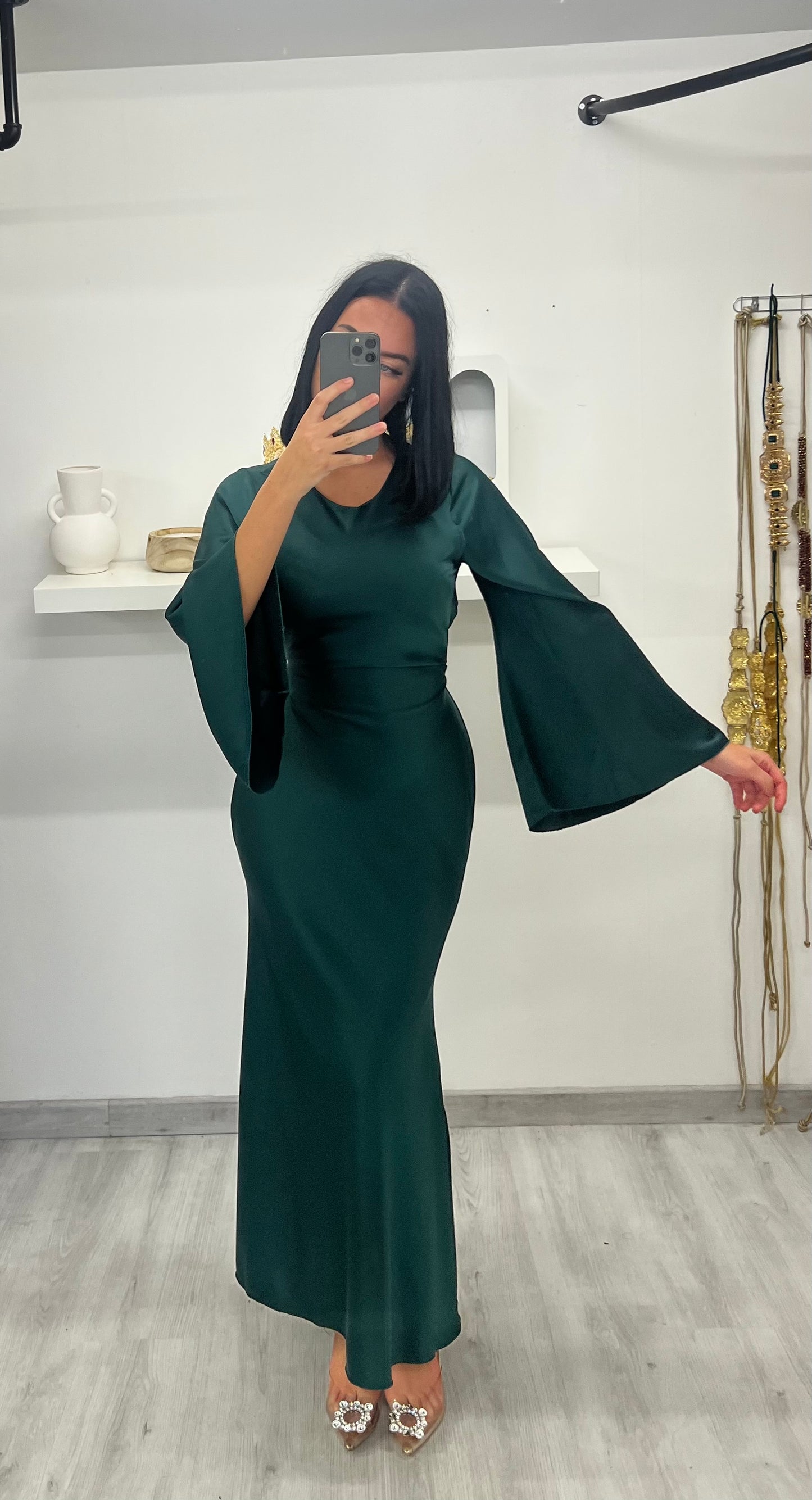 Robe sirène à lacet